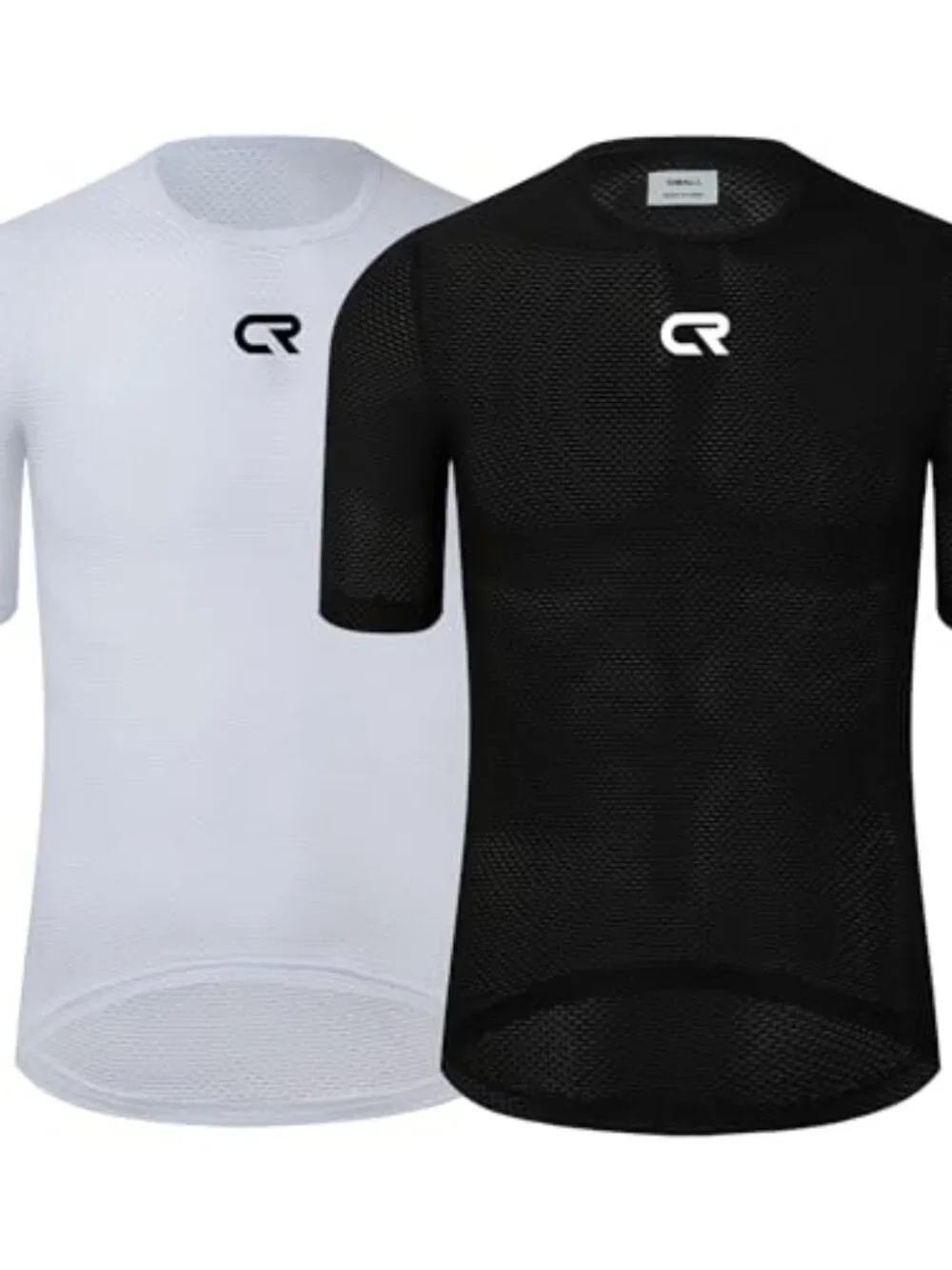 2 Pack Men's Cycling Base Layer Vests Quick Dry Breathable Bike Undershirt